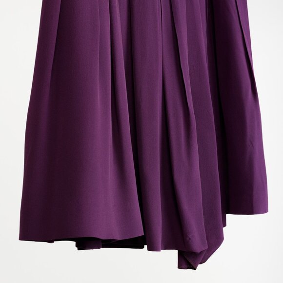 Miu Miu Purple Drop Waist Skirt - Picture 6 of 8